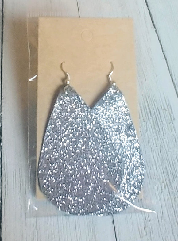 Earrings Glitter Silver