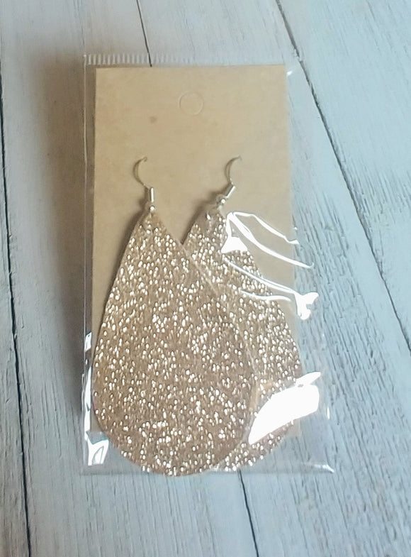 Earrings Glitter Gold