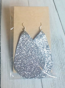 Earrings Glitter Silver